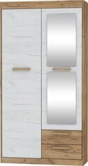 Шкаф Maximus 2D2s, коричневый/белый цена и информация | Шкафы | pigu.lt