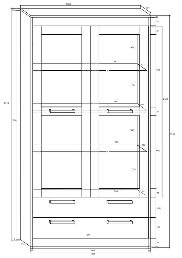 Vitrina Maximus 2S, tamsiai ruda цена и информация | Vitrinos, indaujos | pigu.lt