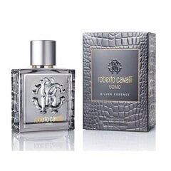 Мужская парфюмерия Uomo Silver Essence Roberto Cavalli EDT (60 ml) цена и информация | Мужские духи | pigu.lt