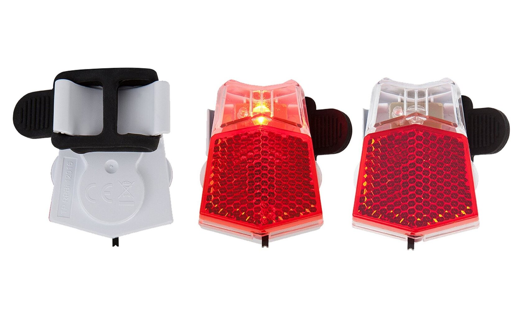 Dviračių žibintų rinkinys Cube RFR CMPT LED, juodas цена и информация | Žibintai ir atšvaitai dviračiams | pigu.lt