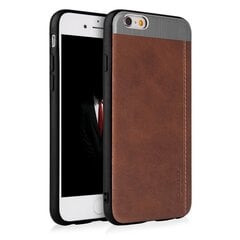 Qult Luxury Slate Back Case Silicone Case for Apple iPhone X Brown цена и информация | Чехлы для телефонов | pigu.lt