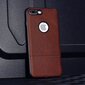 Qult Luxury Drop Back Case Silicone Case for Apple iPhone X Brown kaina ir informacija | Telefono dėklai | pigu.lt