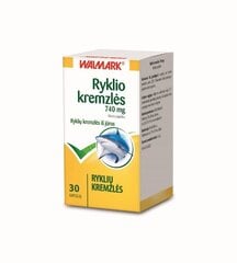 Maisto papildas Ryklio kremzlės 740 mg, 30 kapsulių kaina ir informacija | Vitaminai, maisto papildai, preparatai gerai savijautai | pigu.lt