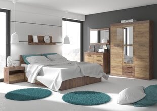Кровать Maximus 160X200 cm, коричневая цена и информация | Кровати | pigu.lt