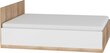 Lova Maximus 160X200 cm, ąžuolo/baltos spalvos kaina ir informacija | Lovos | pigu.lt