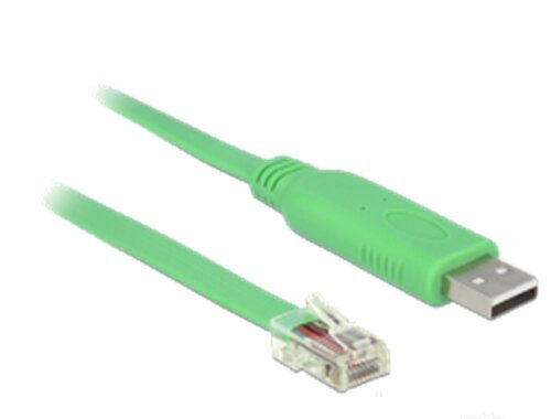 Delock, USB-A/RJ-45, 1.8 m kaina ir informacija | Kabeliai ir laidai | pigu.lt