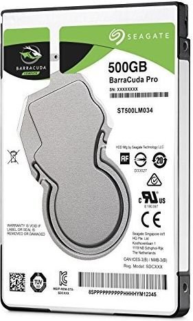 Seagate BarraCuda 500GB SATA3 (ST500LM034) kaina ir informacija | Vidiniai kietieji diskai (HDD, SSD, Hybrid) | pigu.lt