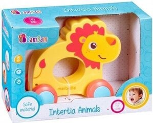 Лев на колесиках INTERTIA ANIMALS - LION цена и информация | Игрушки для малышей | pigu.lt