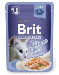 Мягкий корм для кошек Brit Premium Salmon in Jelly, 85 г цена и информация | Brit Premium Товары для животных | pigu.lt