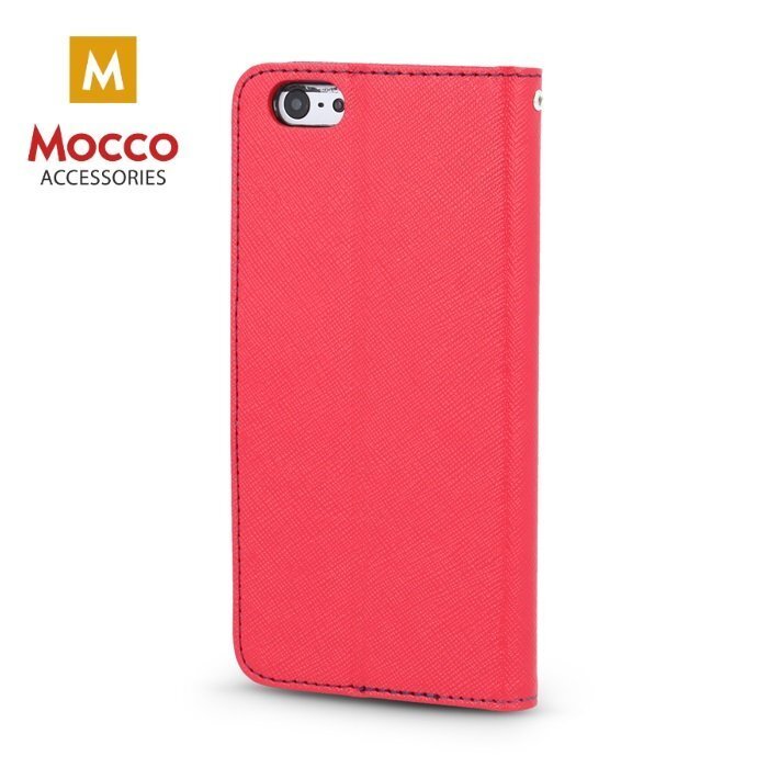 Mocco Fancy Book Case For Samsung A730 Galaxy A8 Plus (2018) Red - Blue kaina ir informacija | Telefono dėklai | pigu.lt