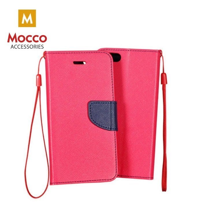 Mocco Fancy Book Case For Samsung A730 Galaxy A8 Plus (2018) Pink - Blue цена и информация | Telefono dėklai | pigu.lt