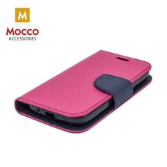 Mocco Fancy Book Case For Samsung A730 Galaxy A8 Plus (2018) Pink - Blue kaina ir informacija | Telefono dėklai | pigu.lt