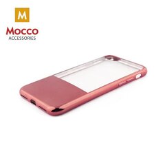 Mocco ElectroPlate Half Silicone Case for Samsung G930 Galaxy S7 Rose Gold цена и информация | Чехлы для телефонов | pigu.lt