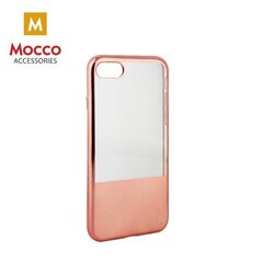 Mocco ElectroPlate Half Silicone Case for Samsung G930 Galaxy S7 Rose Gold цена и информация | Чехлы для телефонов | pigu.lt