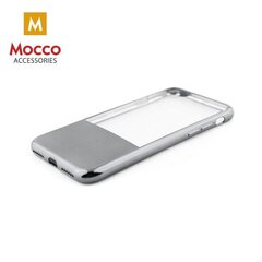 Mocco ElectroPlate Half Силиконовый чехол для Samsung A320 Galaxy A3 (2017) Серебряный цена и информация | Чехлы для телефонов | pigu.lt