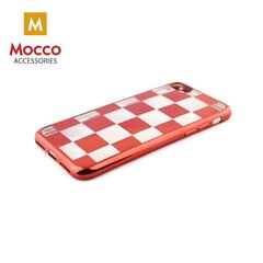 Mocco ElectroPlate Chess Silicone Case for Samsung G950 Galaxy S8 Red kaina ir informacija | Telefono dėklai | pigu.lt