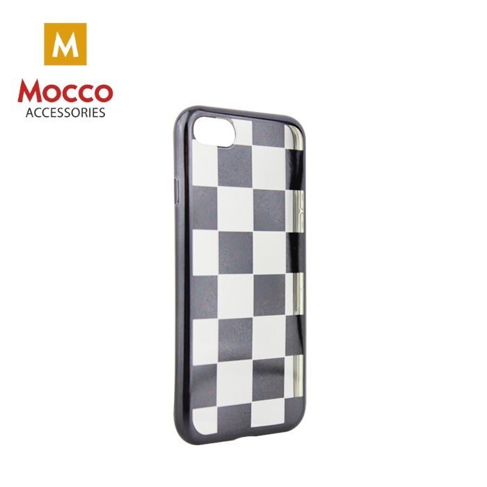 Mocco ElectroPlate Chess Silicone Case for Samsung G950 Galaxy S8 Black kaina ir informacija | Telefono dėklai | pigu.lt