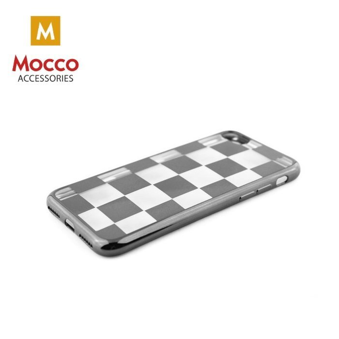 Mocco ElectroPlate Chess Silicone Case for Samsung J527 Galaxy J5 (2017) Black kaina ir informacija | Telefono dėklai | pigu.lt