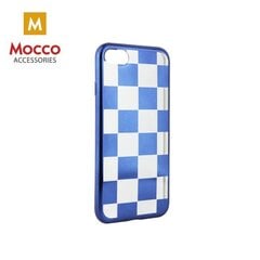 Mocco ElectroPlate Chess Silicone Case for Samsung A320 Galaxy A3 (2017) Blue kaina ir informacija | Telefono dėklai | pigu.lt
