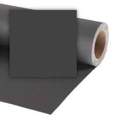 Colorama бумажный фон 1,35x11м, черный (0568) цена и информация | Осветительное оборудование для фотосъемки | pigu.lt