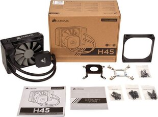 Система жидкостного охлаждения Corsair Hydro Series H45 (CW-9060028-WW) цена и информация | Водяное охлаждение - комплекты | pigu.lt