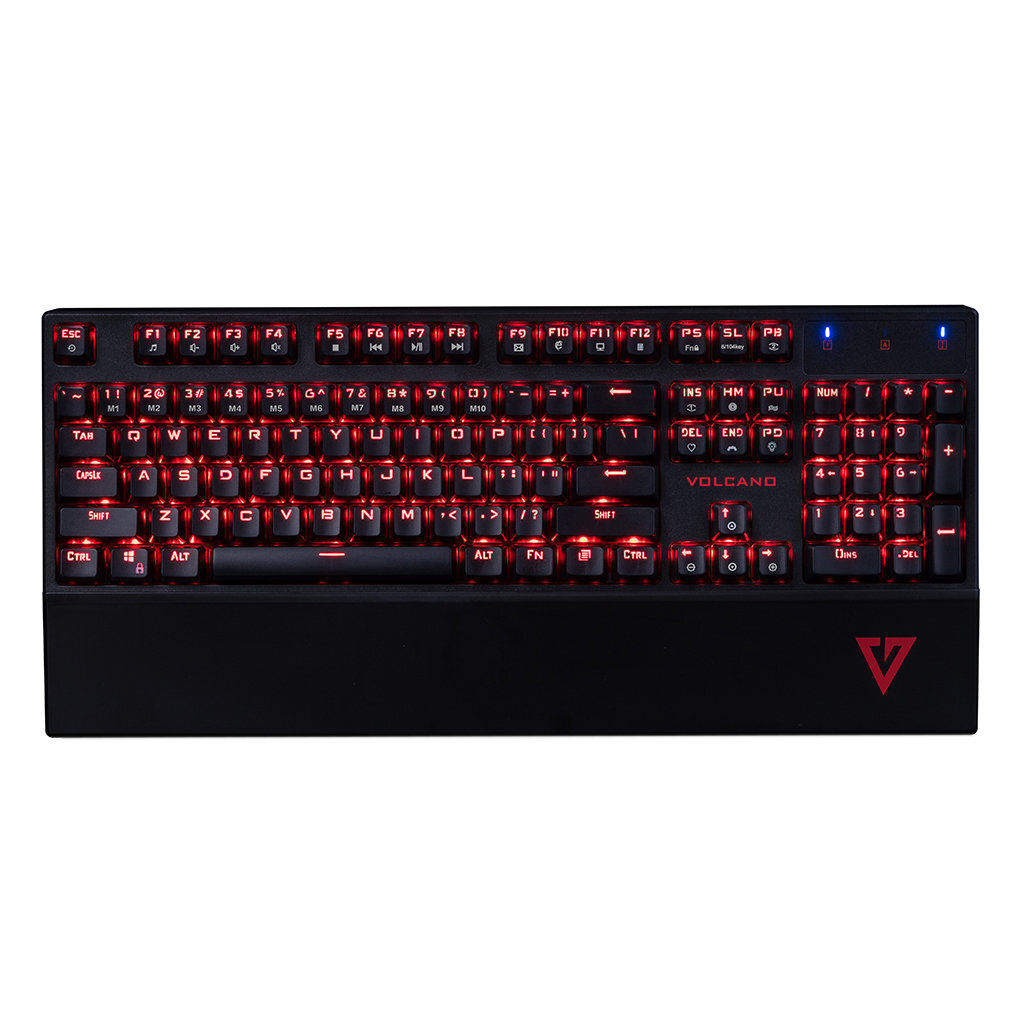Modecom Volcano Gamer Brown Mechaninė žaidimų klaviatūra kaina ir informacija | Klaviatūros | pigu.lt