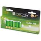 Baterijos Techly alkaline LR06 AA 12 vnt 306981 kaina ir informacija | Elementai | pigu.lt