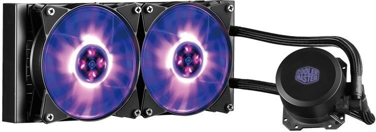 Cooler Master MasterLiquid ML240L RGB (MLW-D24M-A20PC-R1) цена и информация | Aušinimas vandeniu - rinkiniai | pigu.lt