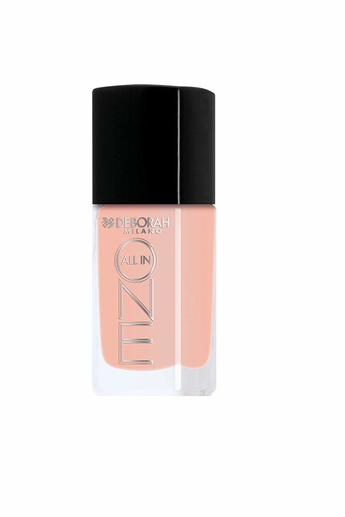 Gelinis nagų lakas Deborah All In One 9.5 ml, 01 Nude Rose kaina ir informacija | Nagų lakai, stiprintojai | pigu.lt