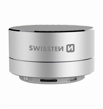 Swissten Bluetooth 4.0 Wireless Micro SD/Phone Call Function, sidabrinė kaina ir informacija | Garso kolonėlės | pigu.lt