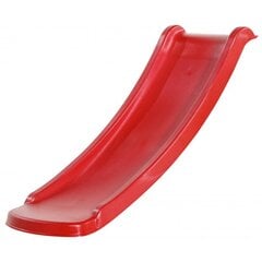 Raudona čiuožykla 4IQ, 118 cm kaina ir informacija | Čiuožyklos, laipiojimo kopetėlės | pigu.lt
