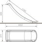 Mėlyna čiuožykla 4IQ, 118 cm цена и информация | Čiuožyklos, laipiojimo kopetėlės | pigu.lt