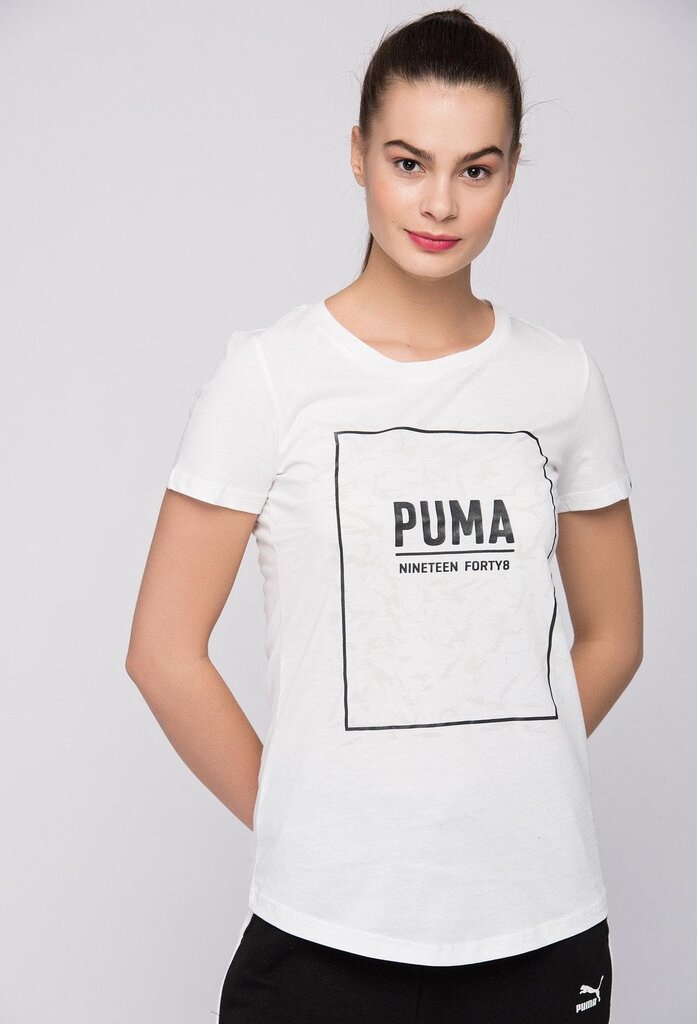 Marškinėliai moterims Puma Fusion Graphic kaina ir informacija | Marškinėliai moterims | pigu.lt
