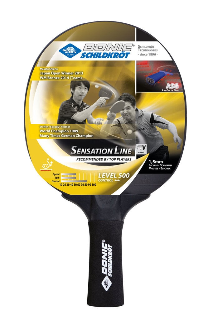 Stalo teniso raketė Donic Sensation Line 500 kaina ir informacija | Stalo teniso raketės, dėklai ir rinkiniai | pigu.lt