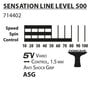 Stalo teniso raketė Donic Sensation Line 500 kaina ir informacija | Stalo teniso raketės, dėklai ir rinkiniai | pigu.lt