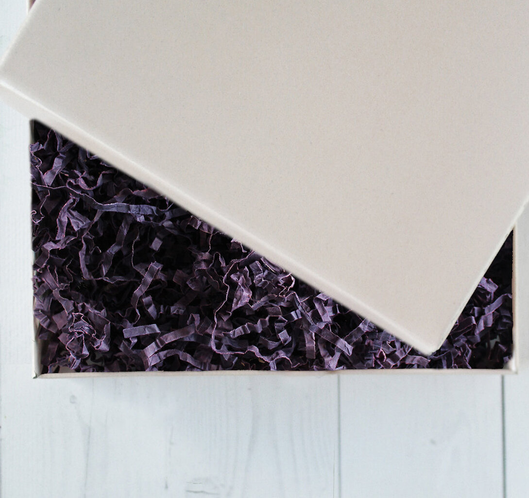 Popierinės drožlės, 50 g, violetinės цена и информация | Dovanų pakavimo priemonės | pigu.lt