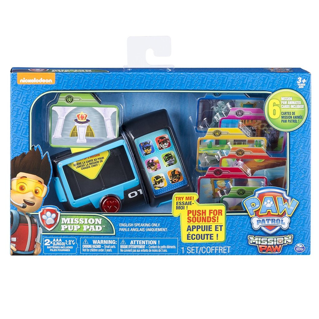 Rankinis vaikiškas kompiuteris Paw Patrol (Šunyčiai Patruliai) ELECTRONIC PUP PAD, 6035617 цена и информация | Žaislai berniukams | pigu.lt