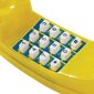 Telefonas žaidimų aikštelėms 4IQ, geltonas цена и информация | Vaikų žaidimų nameliai | pigu.lt