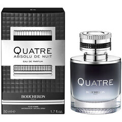 Kvapusis vanduo Boucheron Quatre Absolu de Nuit EDP vyrams 50 ml kaina ir informacija | Kvepalai vyrams | pigu.lt