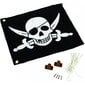 Vėliava Piratas žaidimų aikštelėms 4IQ kaina ir informacija | Smėlio dėžės, smėlis | pigu.lt