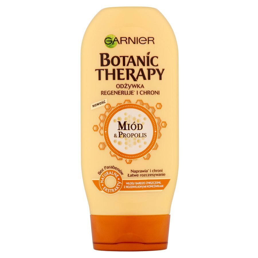 Balzamas pažeistiems plaukams Garnier Botanic Therapy Honey & Propolis, 200 ml kaina ir informacija | Balzamai, kondicionieriai | pigu.lt