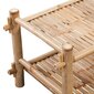 2 lygių stovas batams iš bambuko kaina ir informacija | Batų spintelės, lentynos ir suolai | pigu.lt