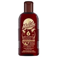 Įdegį skatinantis aliejus Malibu SPF 6 200 ml kaina ir informacija | Kremai nuo saulės | pigu.lt