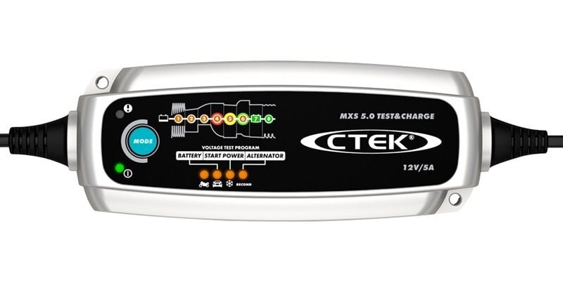 Impulsinis akumuliatoriaus įkroviklis Ctek MXS 5.0 TEST & CHARGE kaina |  pigu.lt