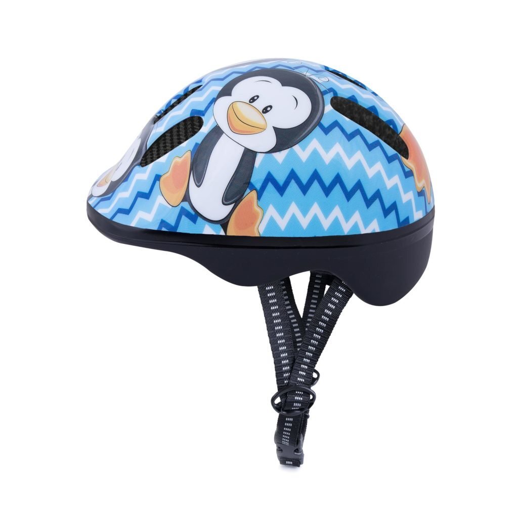 Vaikiškas šalmas Spokey Penguin, mėlynas/juodas kaina ir informacija | Šalmai | pigu.lt