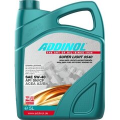 Variklinė alyva Addinol Addinol Super Light 0540 5w40 - 5L kaina ir informacija | Variklinės alyvos | pigu.lt