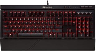 Žaidimų Klaviatūra Corsair Gaming K68 Red LED - US layout - Cherry MX Red Switches kaina ir informacija | Klaviatūros | pigu.lt