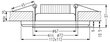 Candellux įmontuojamas šviestuvas, SSP-22 цена и информация | Įmontuojami šviestuvai, LED panelės | pigu.lt