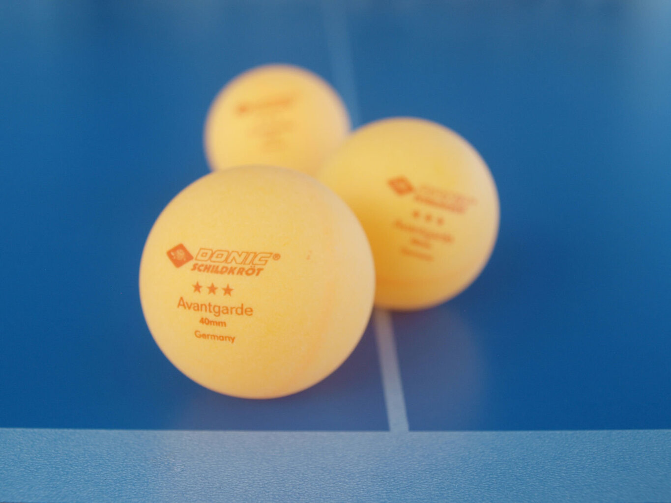 Stalo teniso kamuoliukų komplektas Donic 3* Avantgarde, oranžinė цена и информация | Kamuoliukai stalo tenisui | pigu.lt