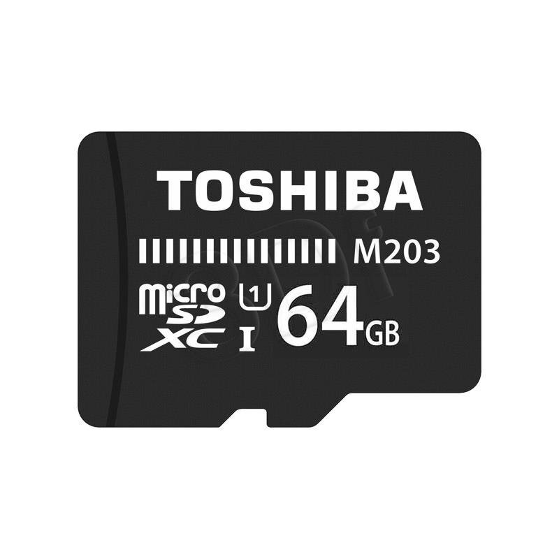 Toshiba micro SDXC 64GB M203 UHS-I U1+ adapteris kaina ir informacija | Atminties kortelės telefonams | pigu.lt